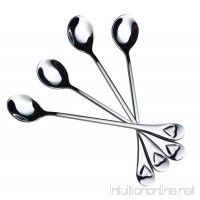 UTours 4 Piece Romantic Desserts Spoons  Stainless Steel Love Heart Handle Spoon for Coffee  Desserts  Tea  Ice Cream  Sugar - B071X1DFMM